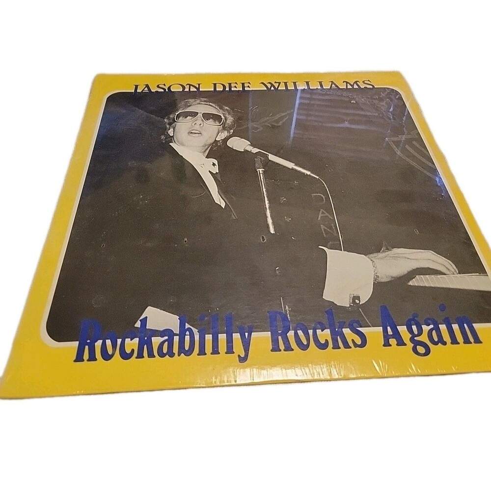 JASON DEE WILLIAMS ROCKABILLY ROCKS AGAIN SHRINK WRAPPED MINT        LP